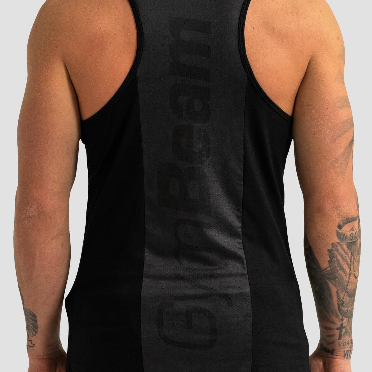 Top męski fitness bez rękawów czarny Limitless 3/7