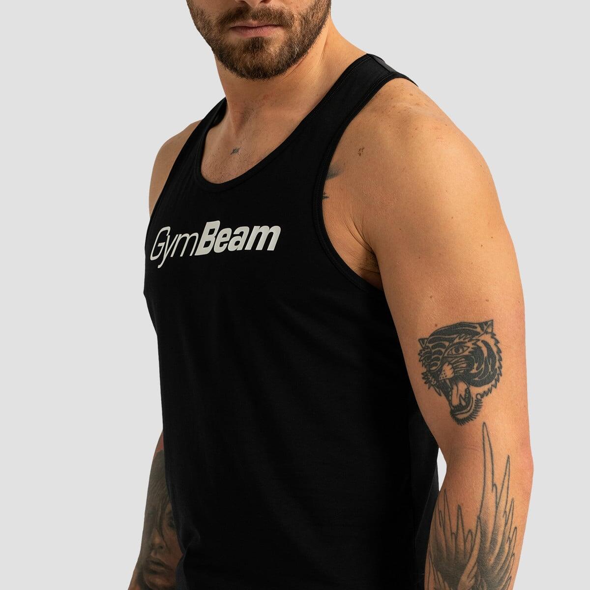Top męski fitness bez rękawów czarny Limitless 2/7