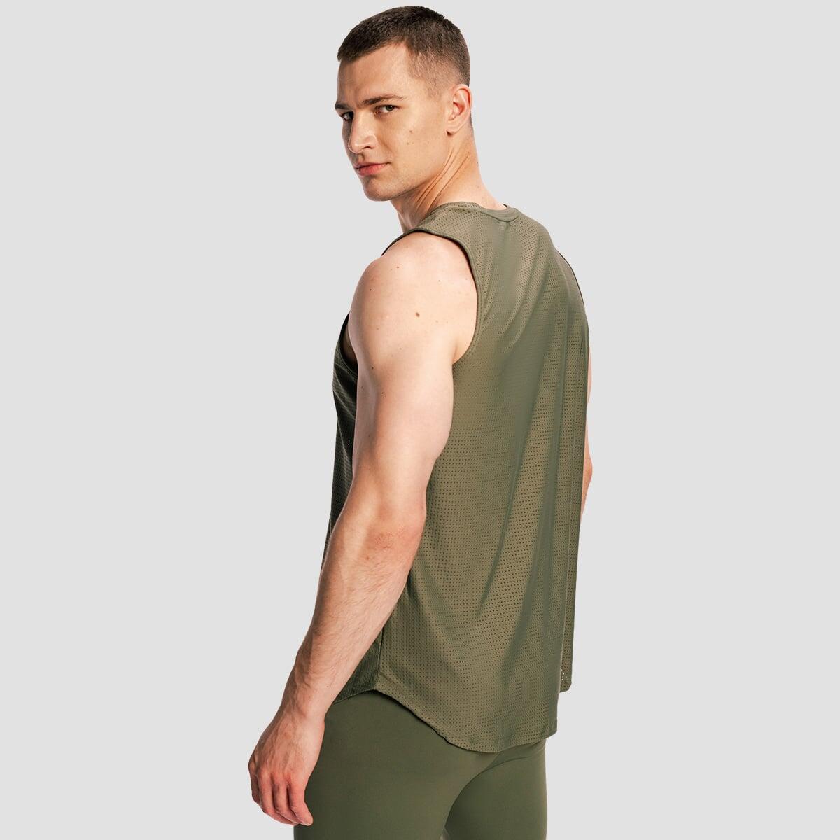 Canotta uomo boxe traspirante verde Combat 4/7