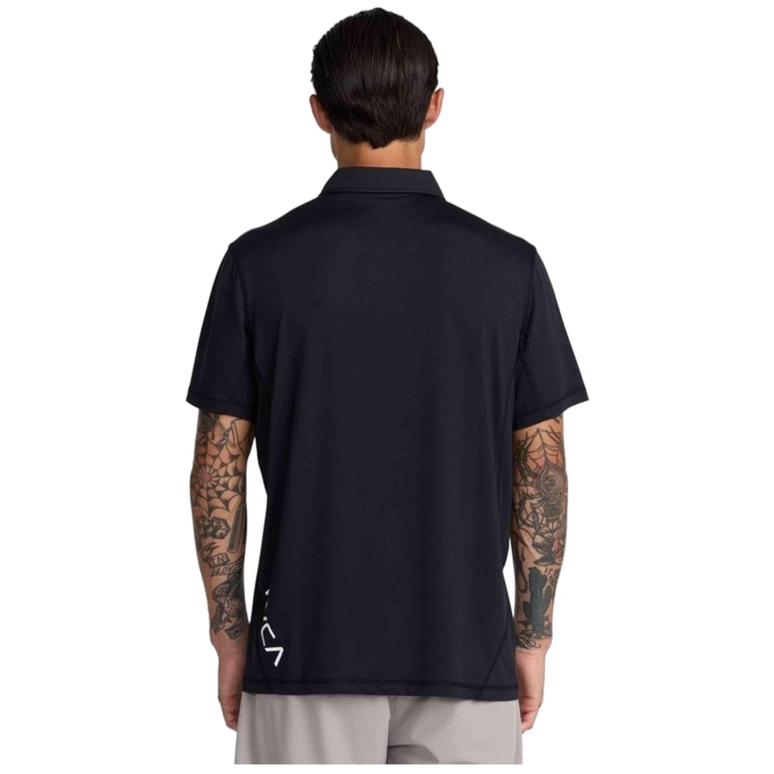 Polo à manches courtes Rvca modèle 23MS013503-BLK pour homme 2/4