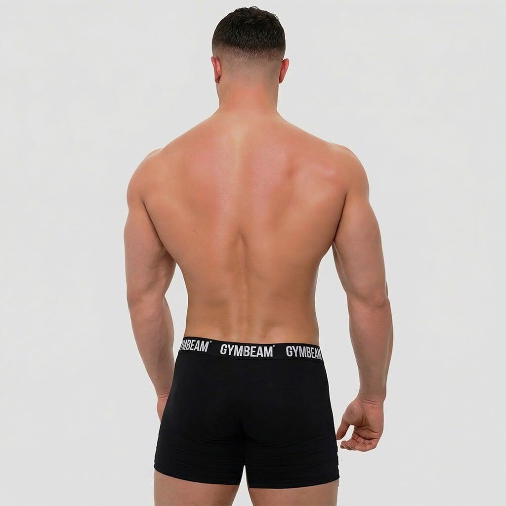 Bokserki męskie sports underwear czarne FIT 3-pak 5/7