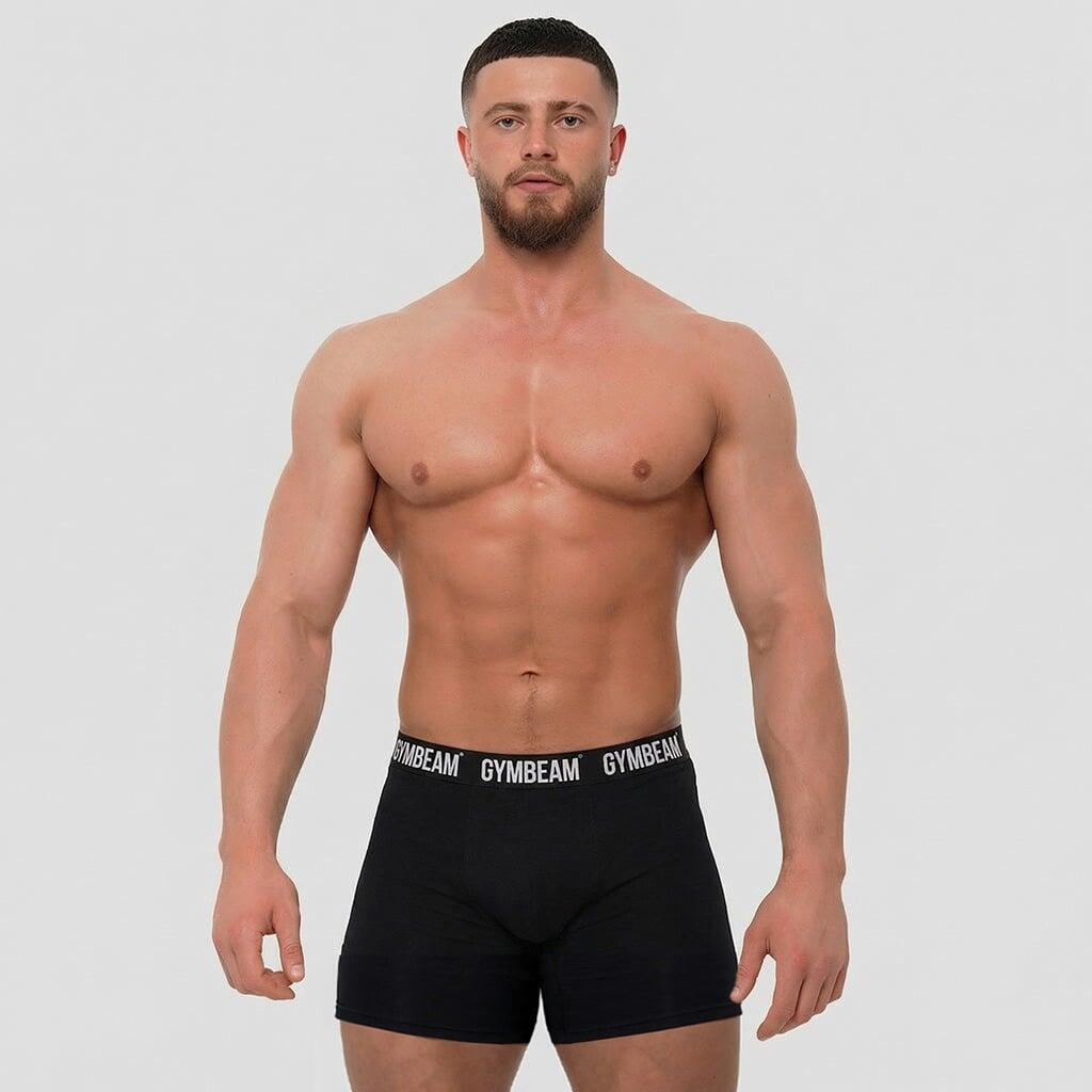 Bokserki męskie sports underwear czarne FIT 3-pak 4/7