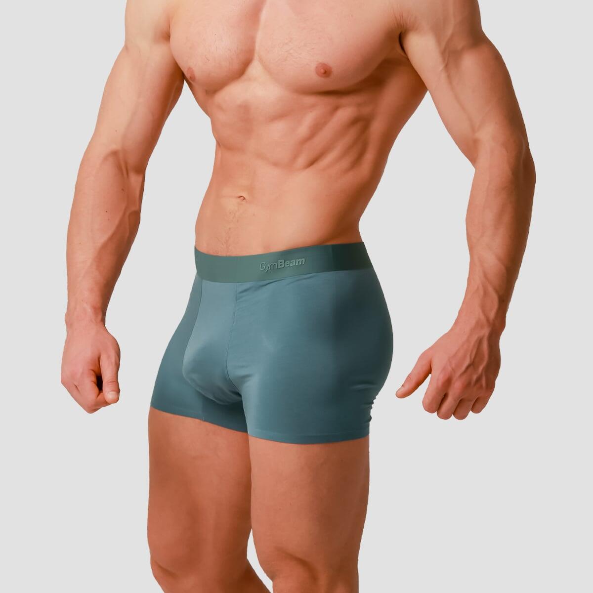 Bokserki męskie regular niebieskie Soft 2Pack 4/7