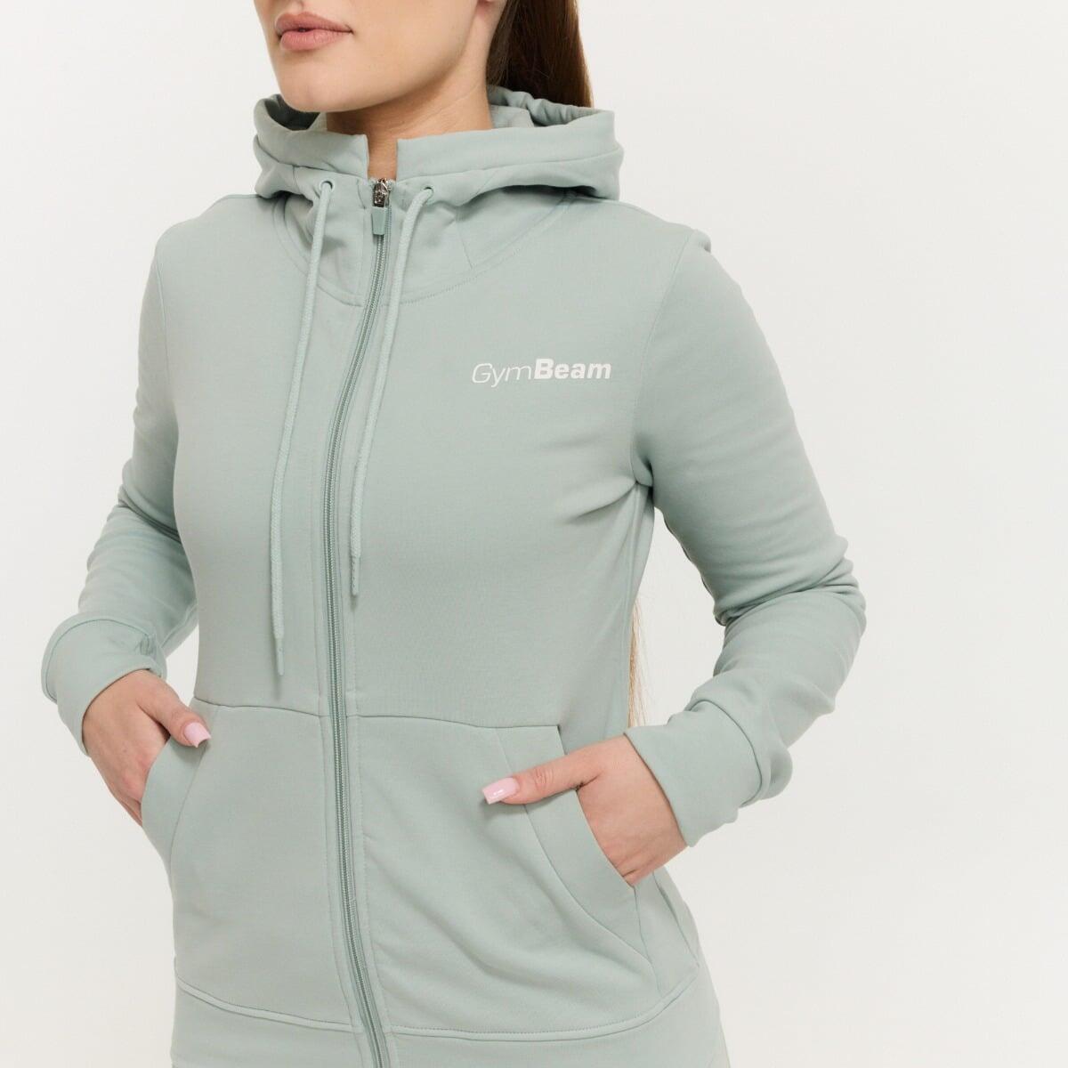 Felpa donna tempo libero con cappuccio verde Limitless 5/7