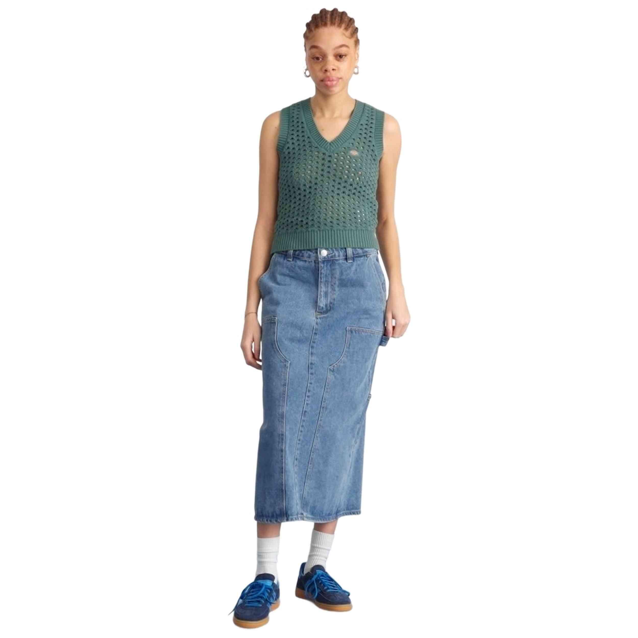 Camiseta regata Dickies modelo Ingalls Vest para mulheres 2/5