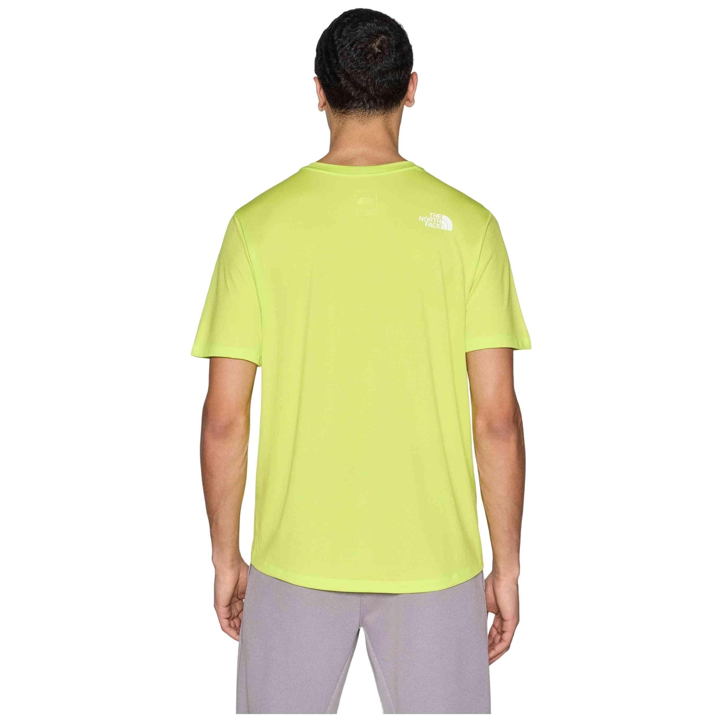 Thermoshirt The north face model M 24/7 S/S TEE REG FIZZ LIME voor mannen 3/5