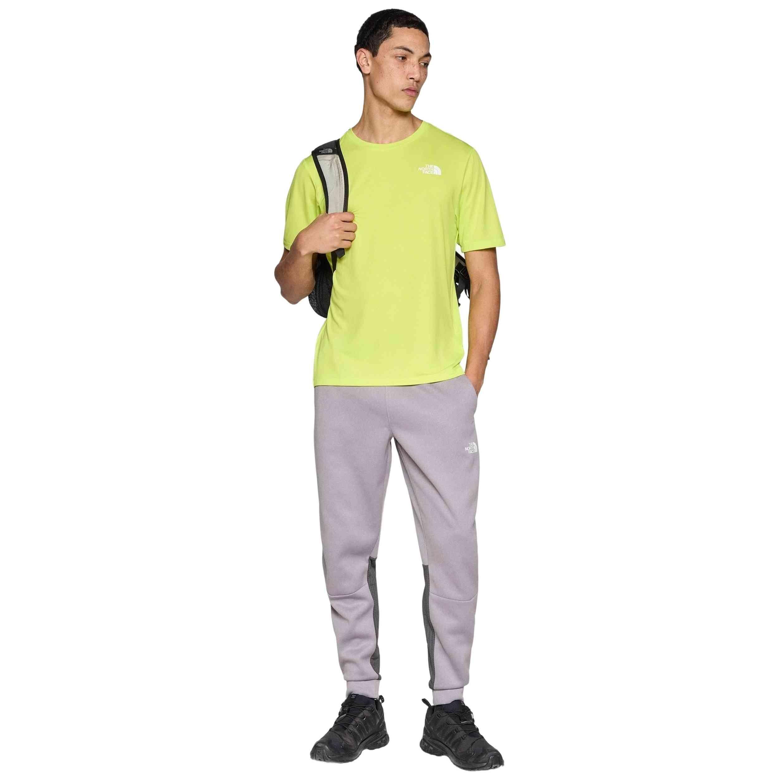 Thermoshirt The north face model M 24/7 S/S TEE REG FIZZ LIME voor mannen 2/5