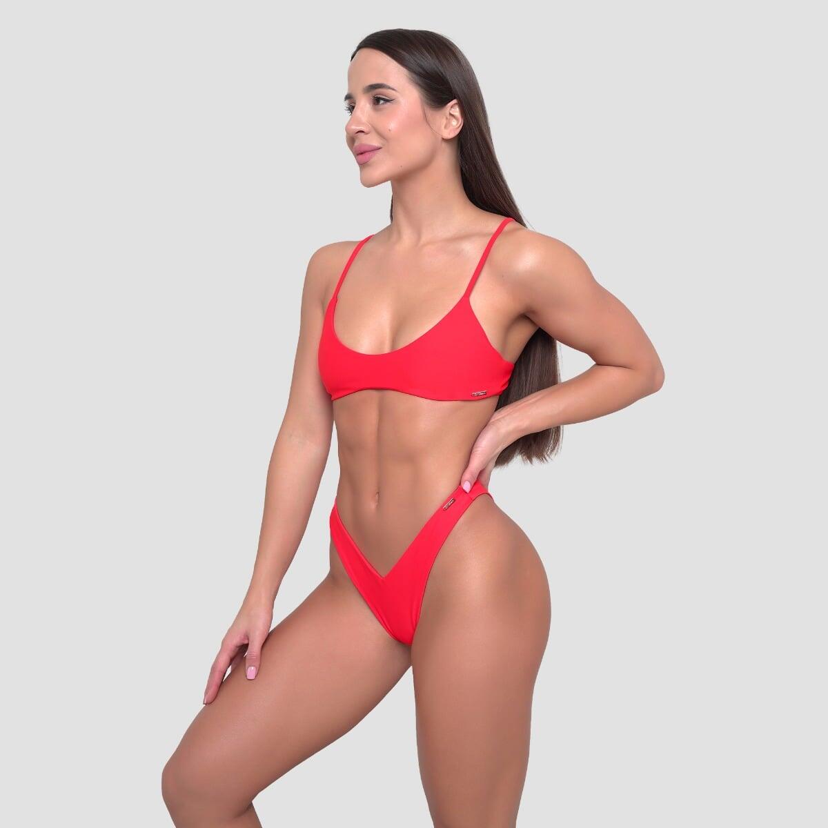 Top bikini donna nuoto regolabile rosso HAWAII 3/7