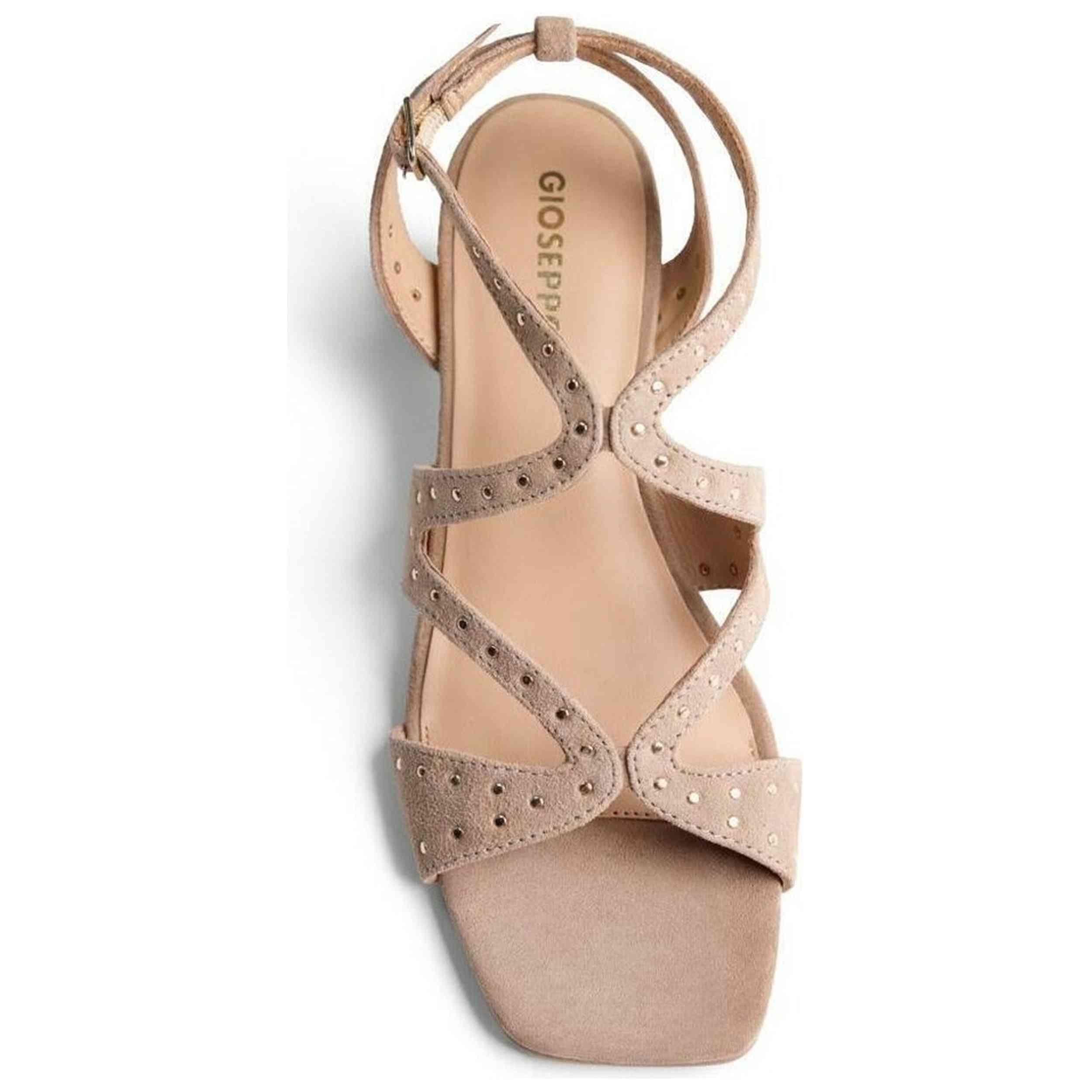 Sandalias Gioseppo modelo Studded Leather Heeled Sandals Watate para mujer 3/4