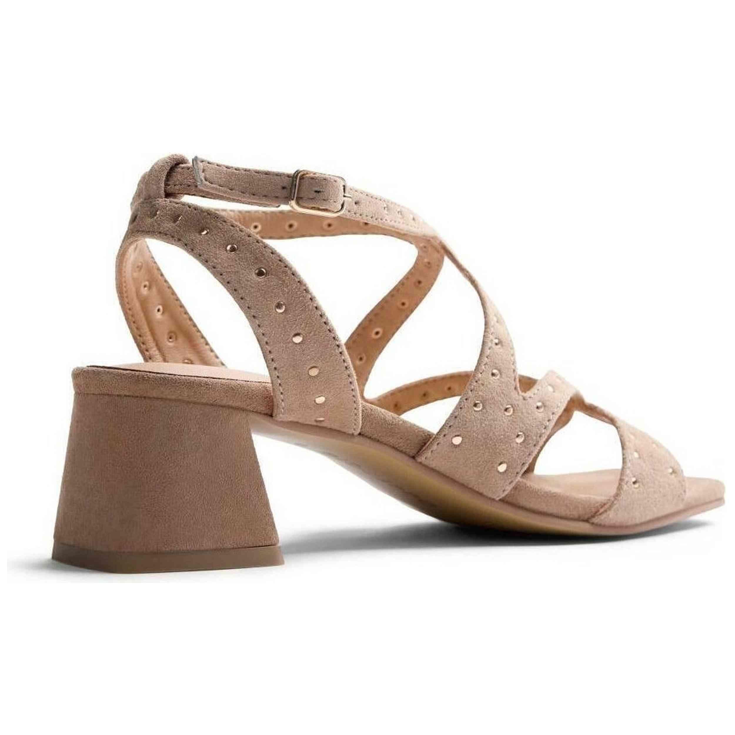 Sandalias Gioseppo modelo Studded Leather Heeled Sandals Watate para mujer 4/4