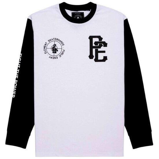 T-shirt à manches longues Element modèle Colección Public Enemy Targe pour homme