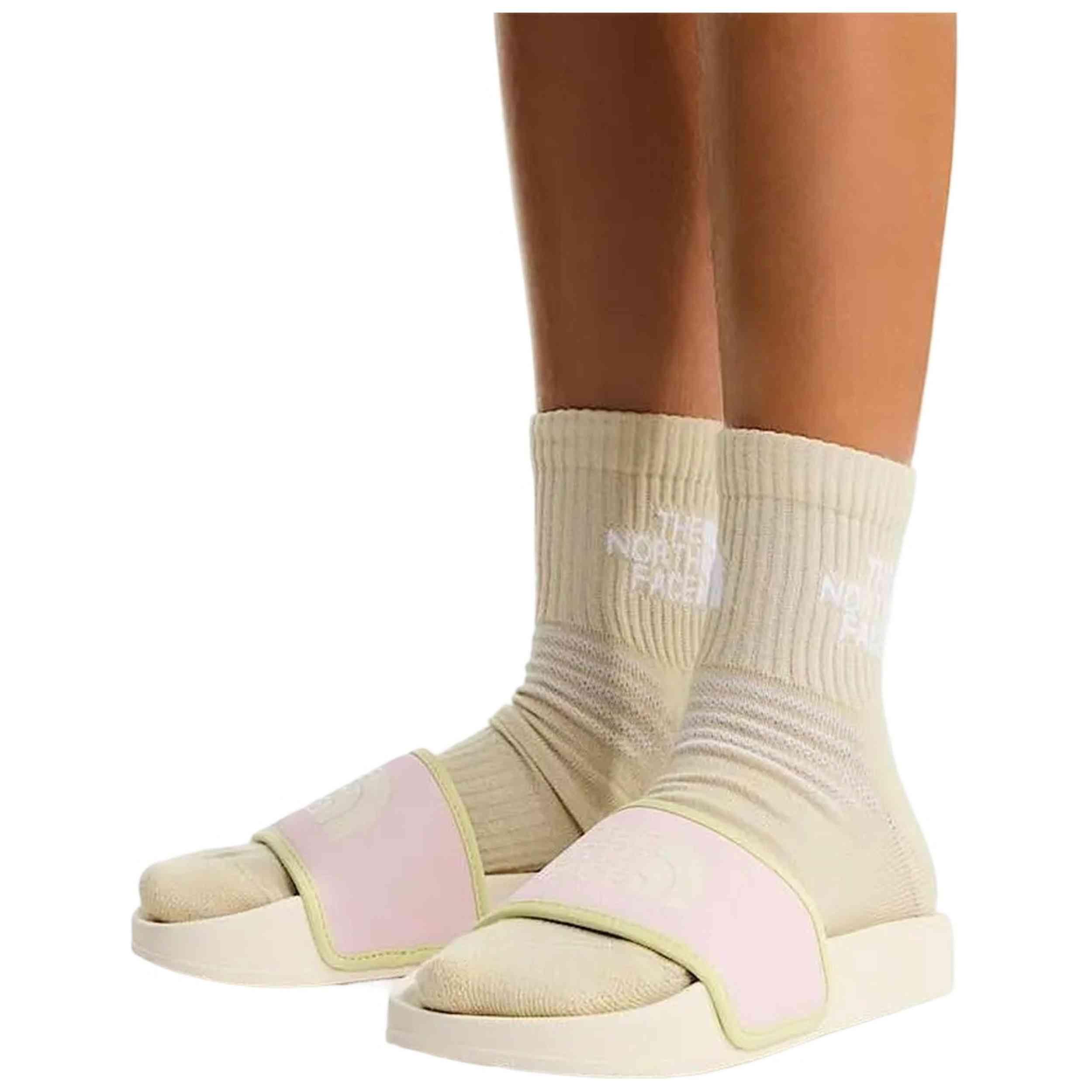 Slippers The north face model Y BASE CAMP SLIDE III WHITE DU voor unisex jongens 3/4