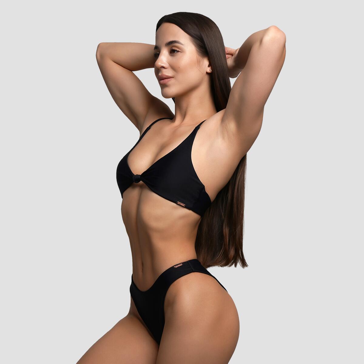 Góra od bikini damska pływanie bez fiszbin czarna CURACAO 4/6