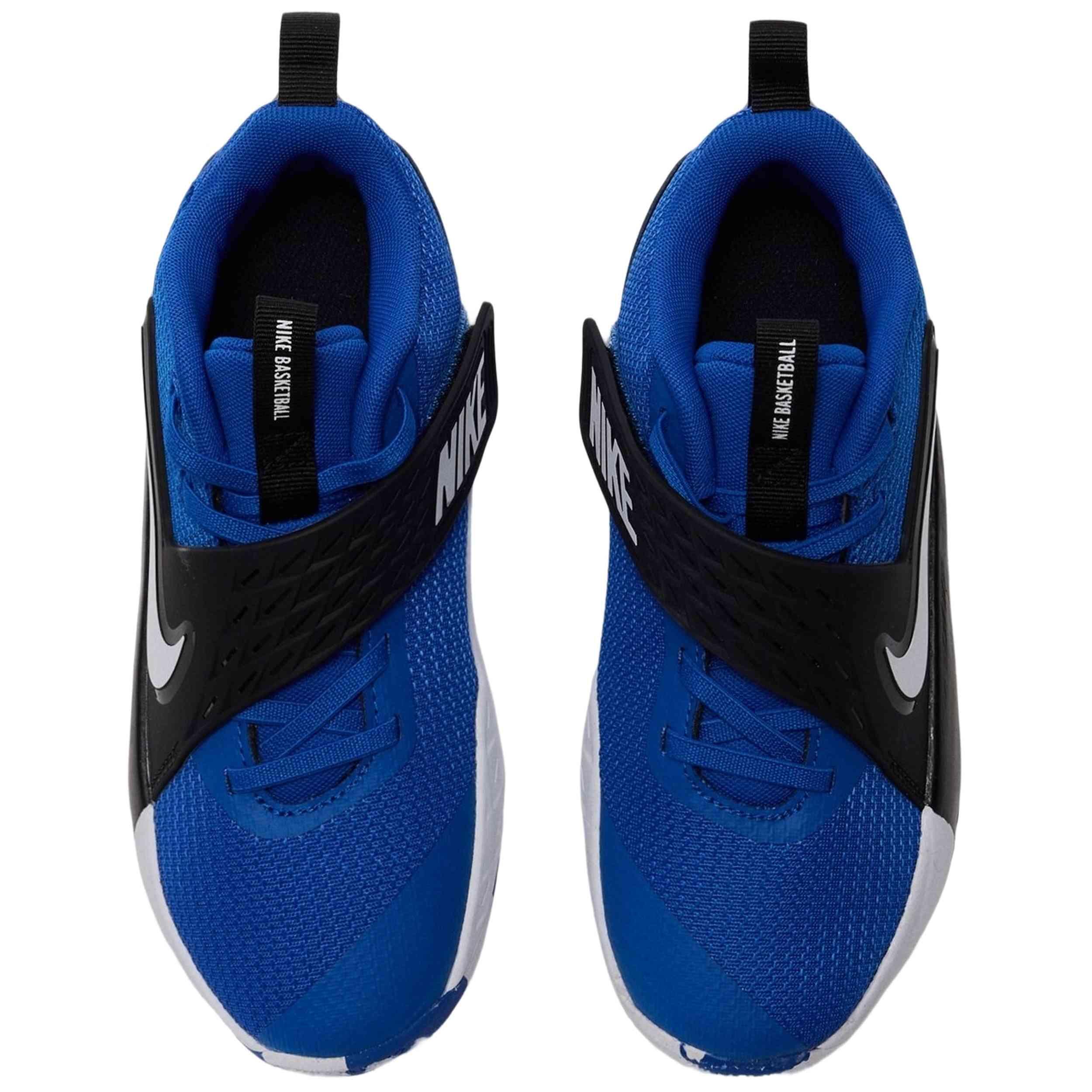 Tênis de basquete Nike modelo HF6280-400 para crianças unissex 4/5