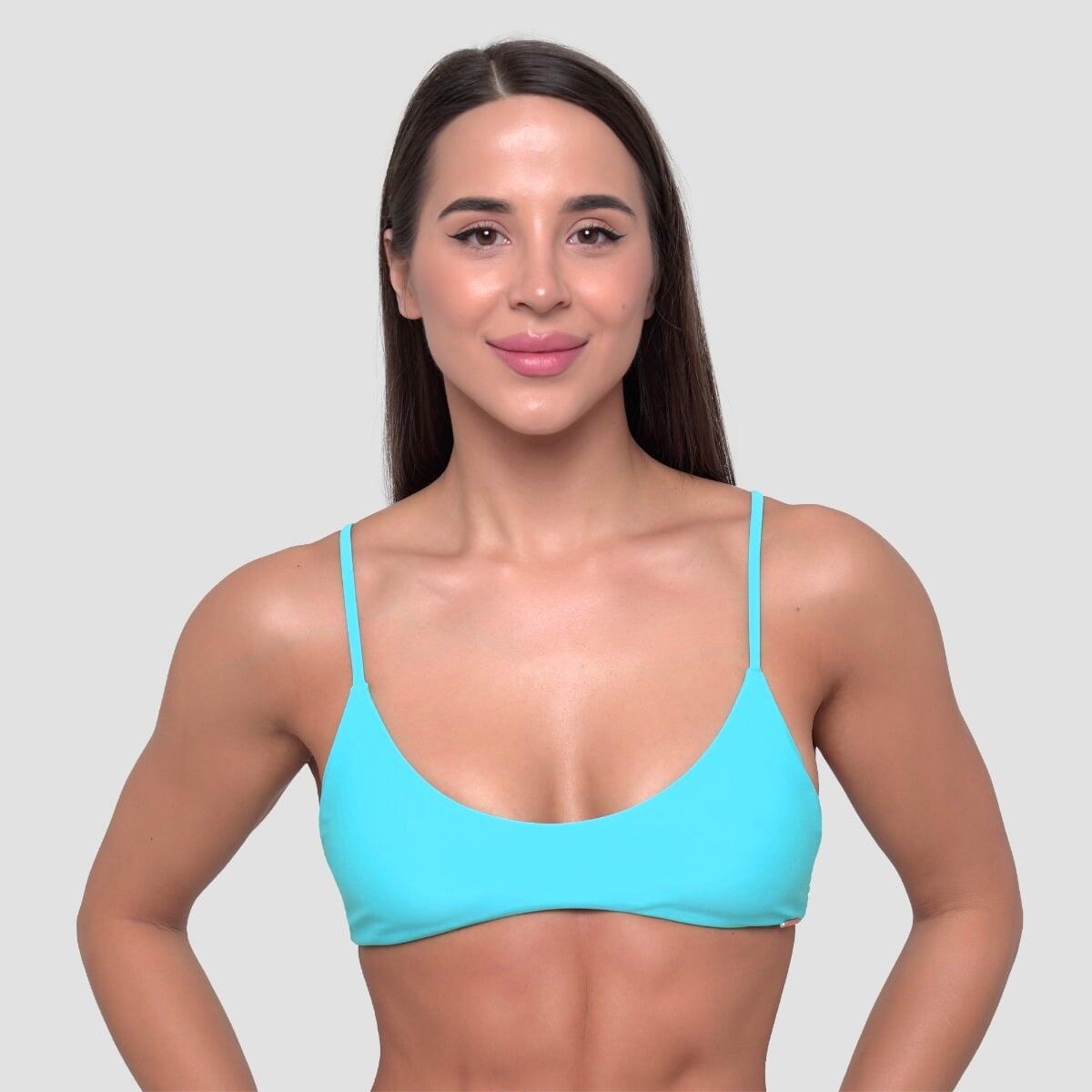 Top costume donna piscina con spalline blu HAWAII 3/7