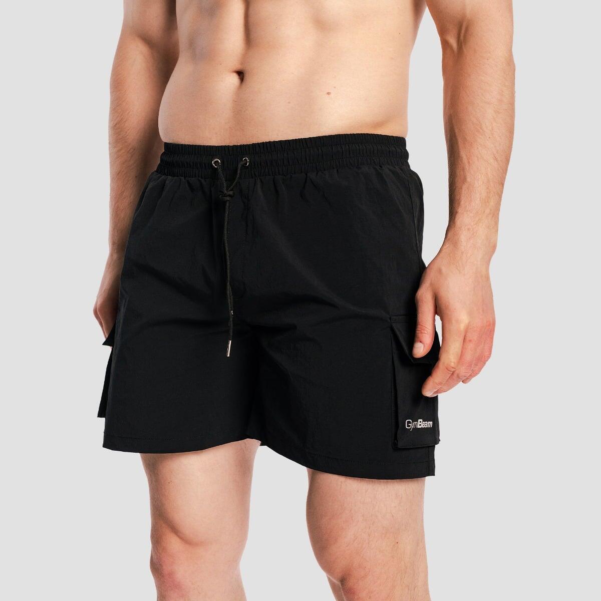 Costume uomo nuoto cargo nero 3/7
