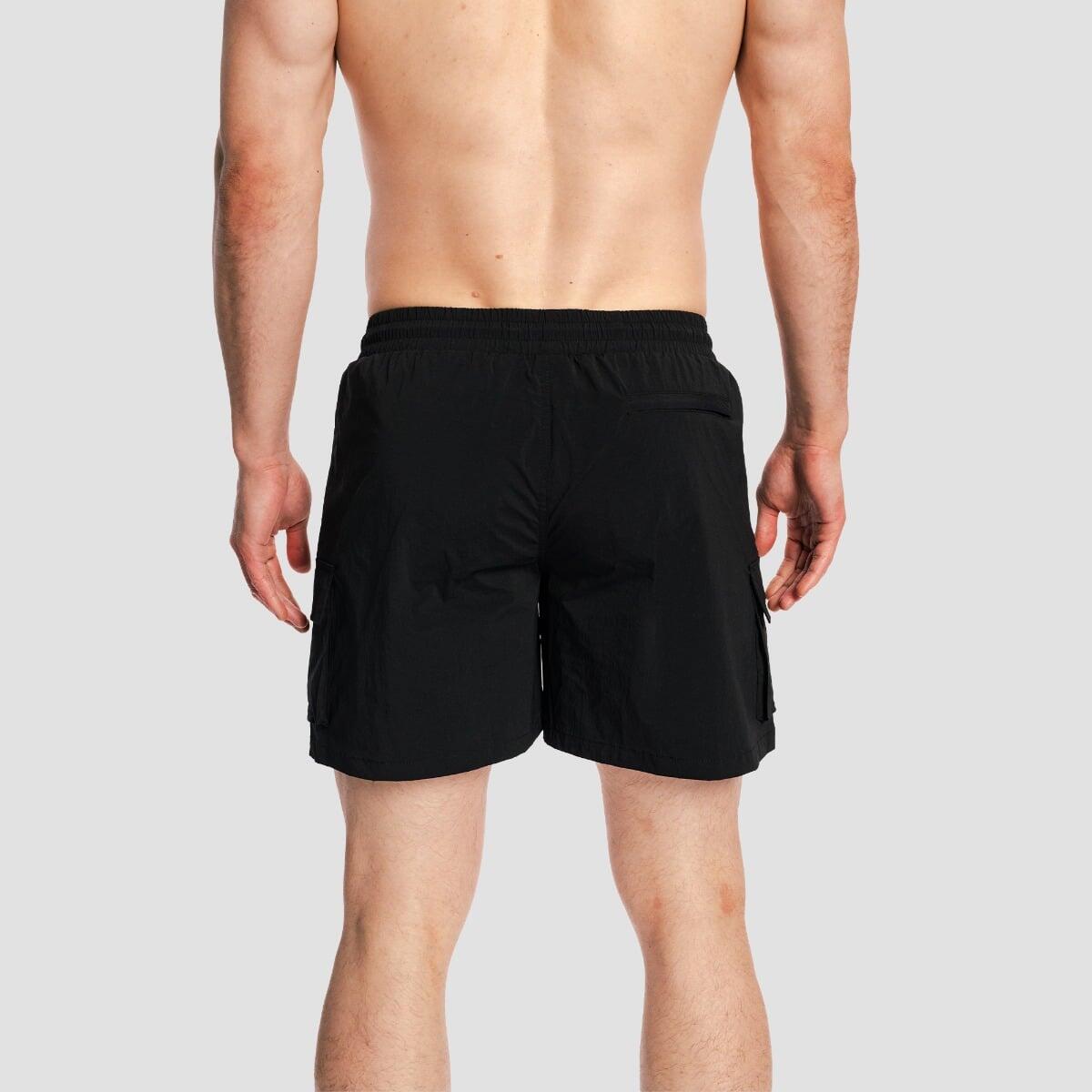 Costume uomo nuoto cargo nero 5/7