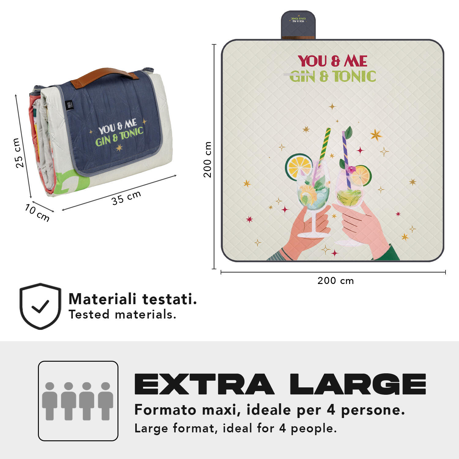 Telo Picnic Adulto Gin Tonic 4/7