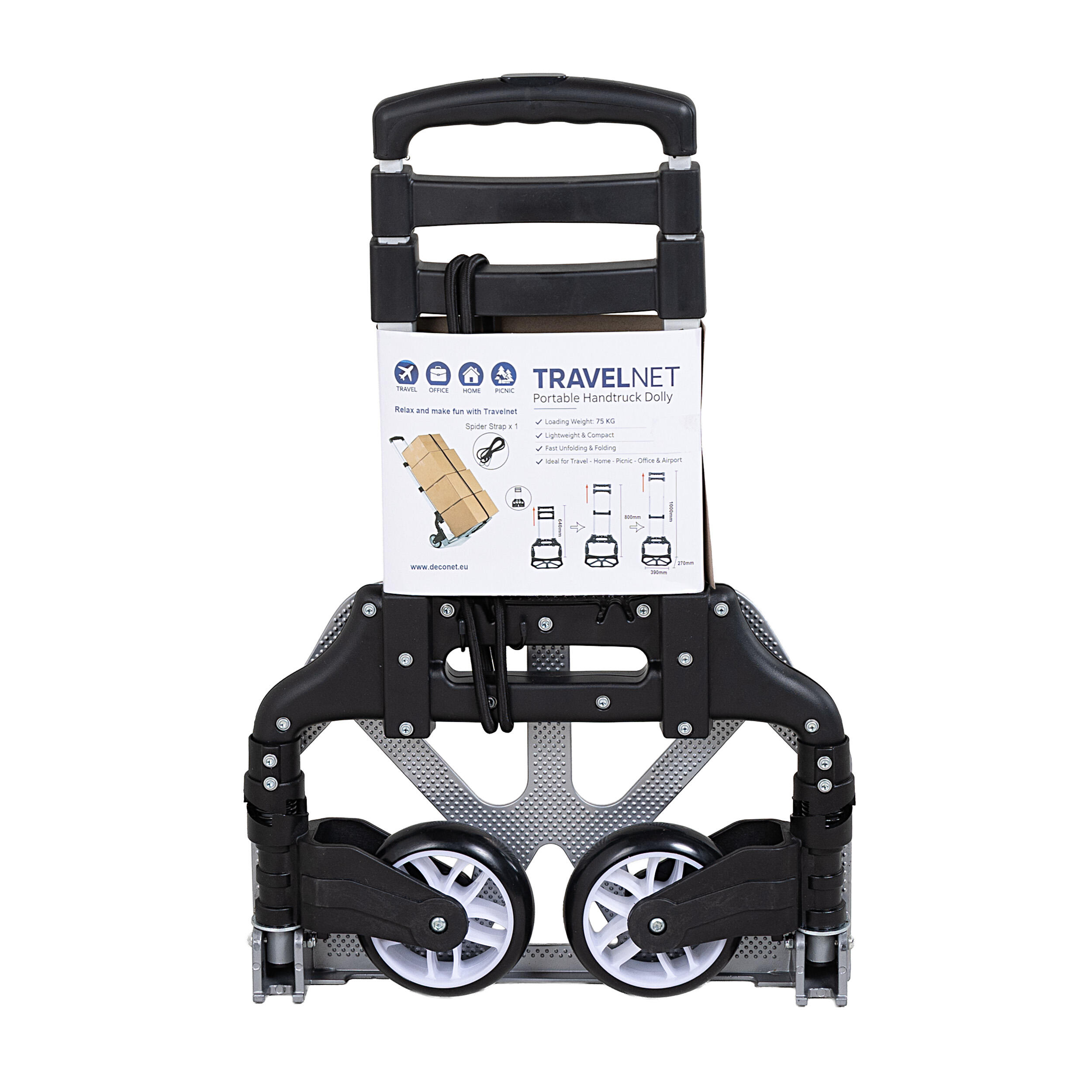Travelnet Diable de manutention pliable avec sangle de serrage max. 75 kg 4/7