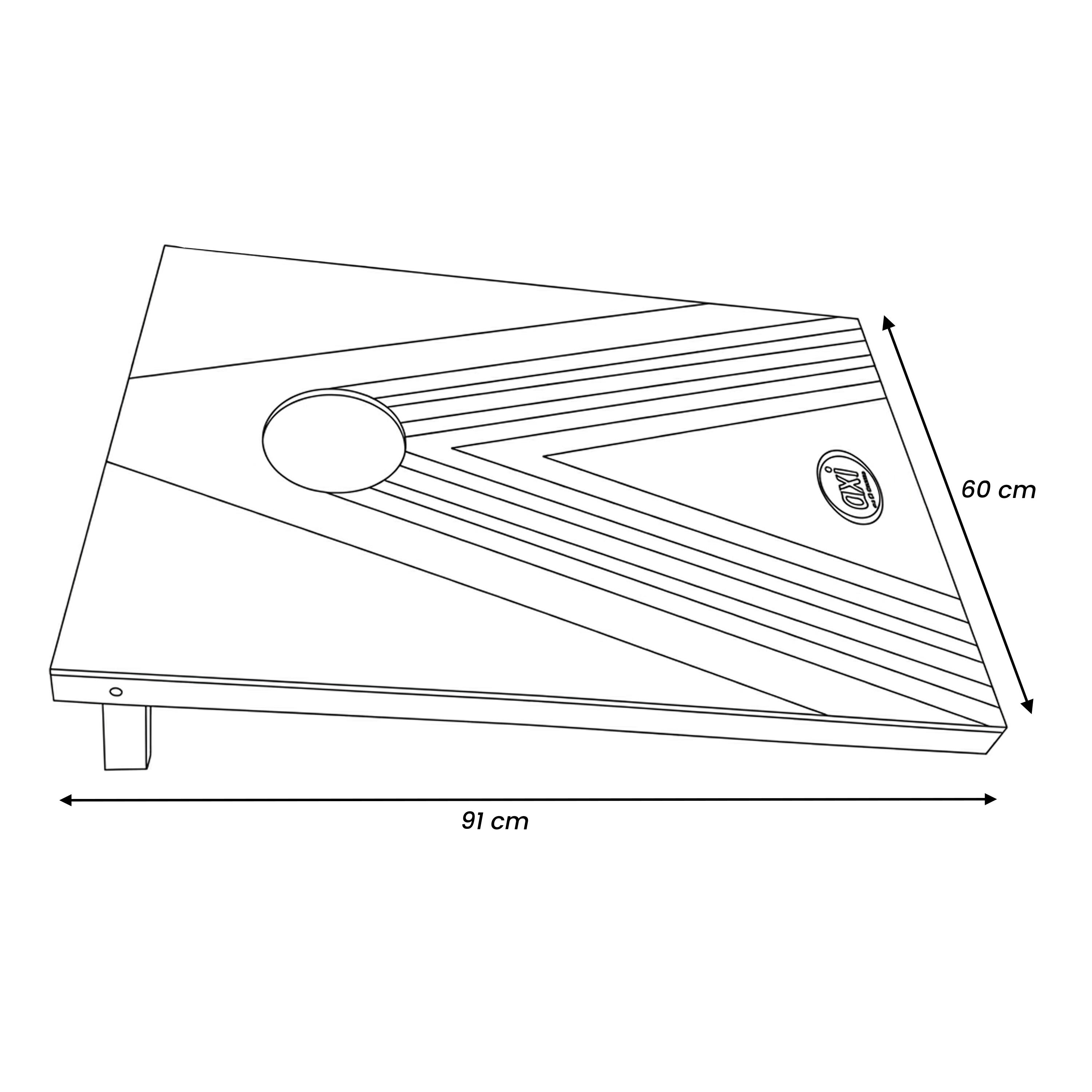 Jeu de Cornhole AXI Set Plus avec 2 Plateaux, 8 Sacs - 91 x 60 cm 4/7