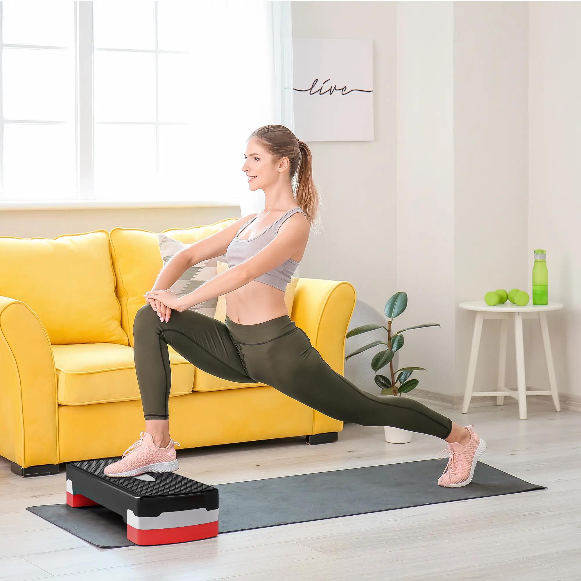 Stepper fitness aerobic hauteur réglable 2/5