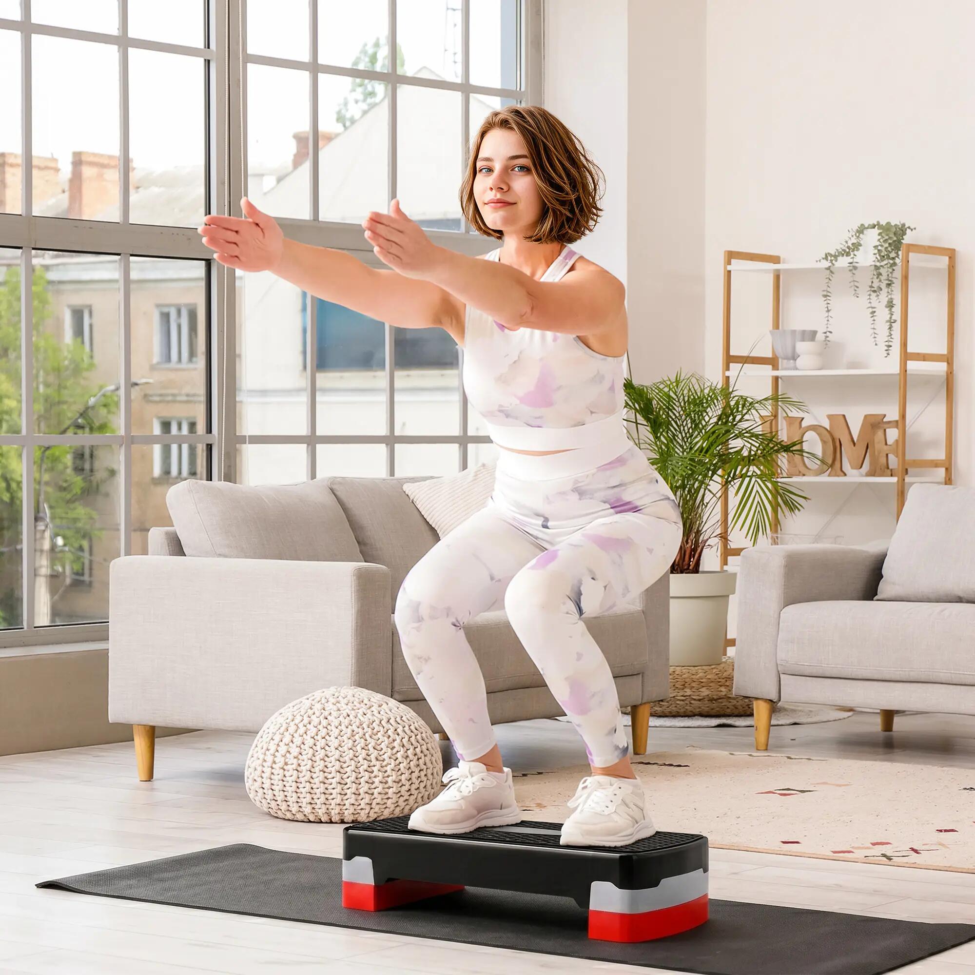 Stepper fitness aerobic hauteur réglable 4/5
