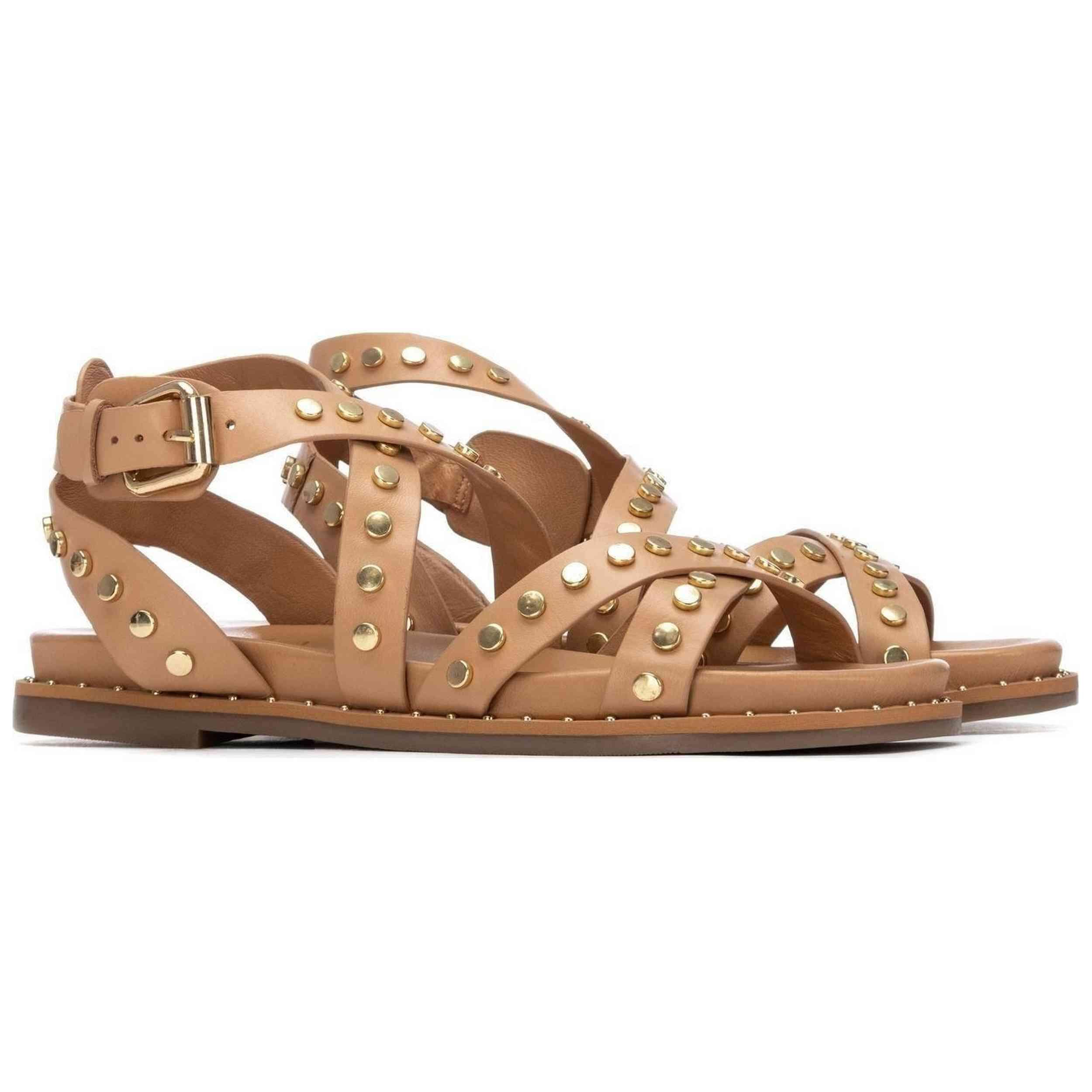 Sandales Carmela modèle SANDALIA SRA PIEL BEIGE pour femmes 2/4