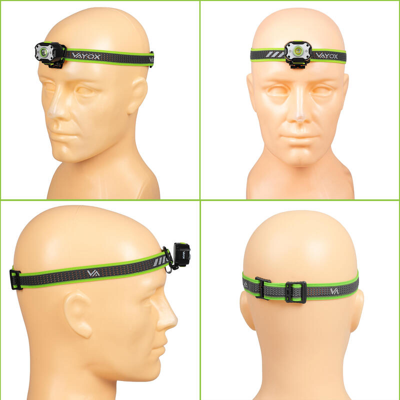 Lanternă frontală Vayox VA0452 650lm reîncărcabilă USB-C