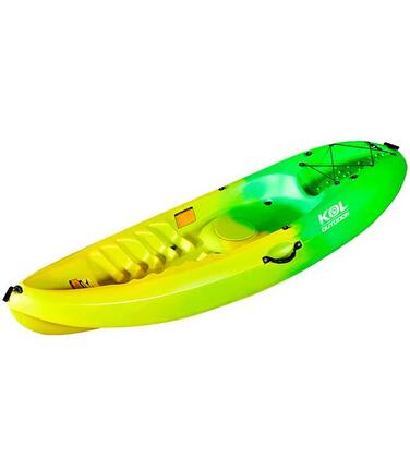 Kayak Rigide 1 Place Sit-on-Top Mola Aquasport Polyéthylène Vert Jaune 270cm