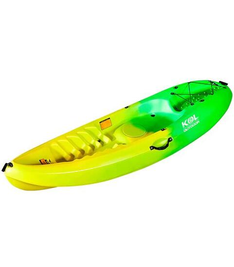 Kayak Rigide 1 Place Sit-on-Top Mola Aquasport Polyéthylène Vert Jaune 270cm