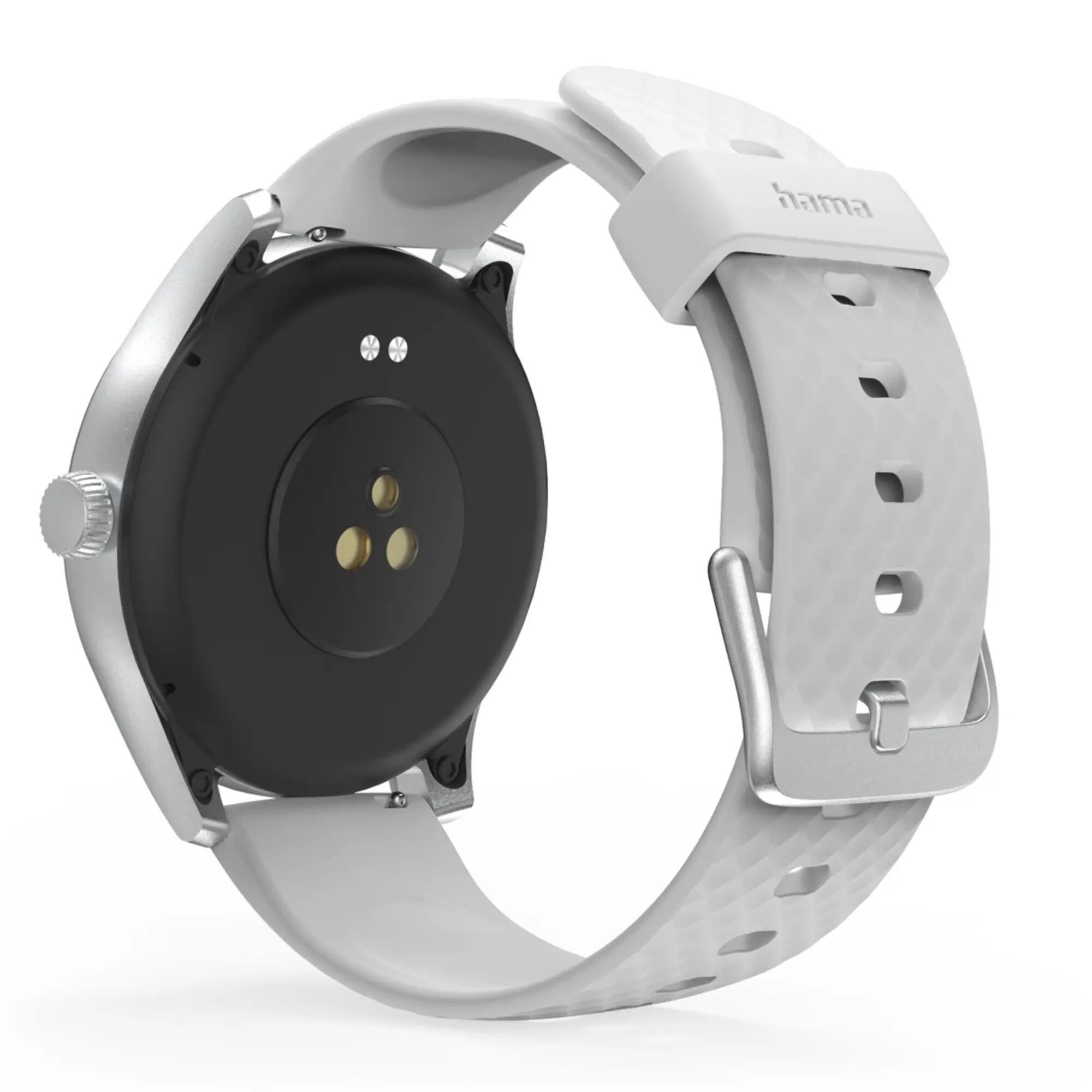 HAMA Smartwatch 5010 Refurbished, Telefonfunktion, IP68, 46mm, Sil 3/7