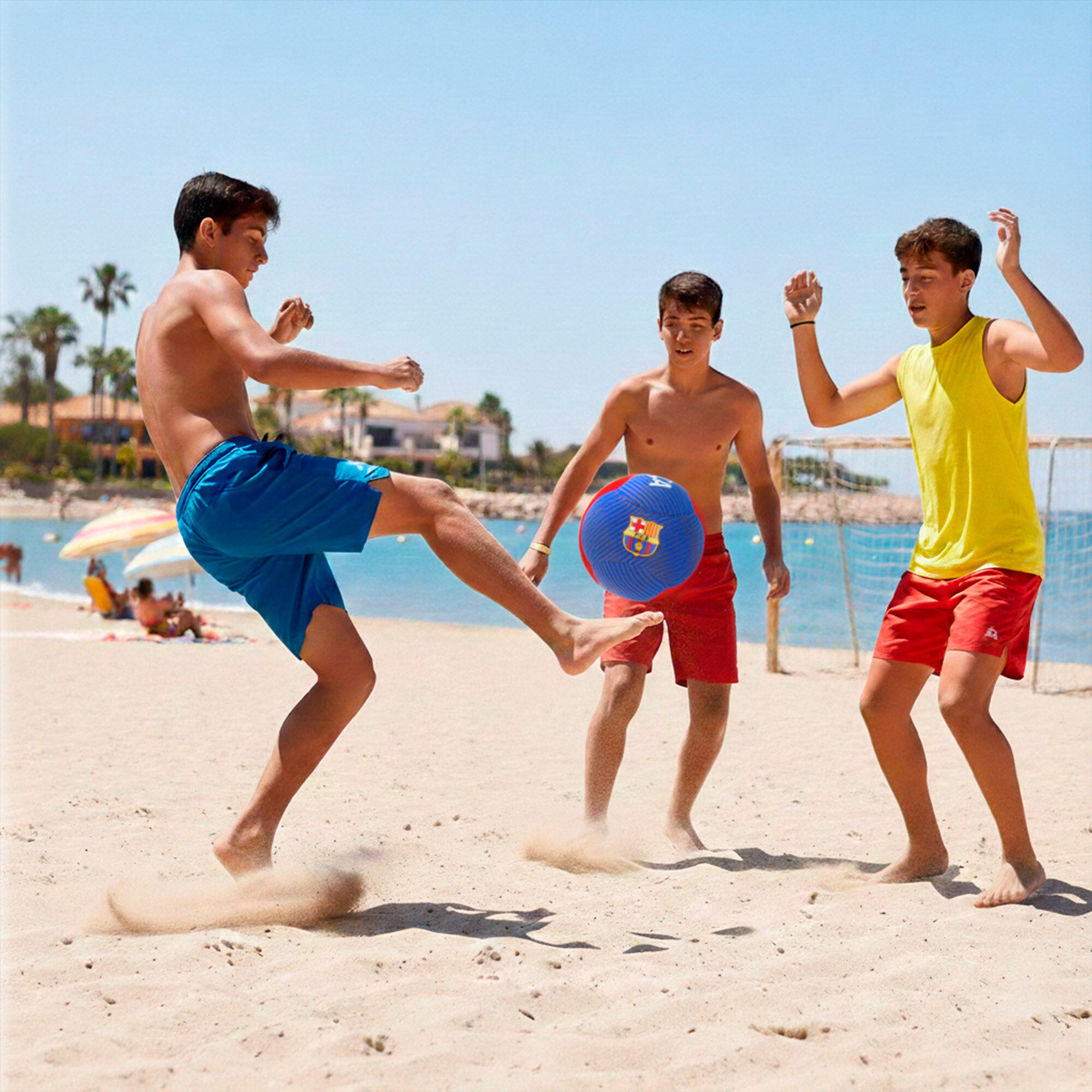 FC Barcelona Balón de fútbol playa Ø21 cm T5, neopreno 2/7