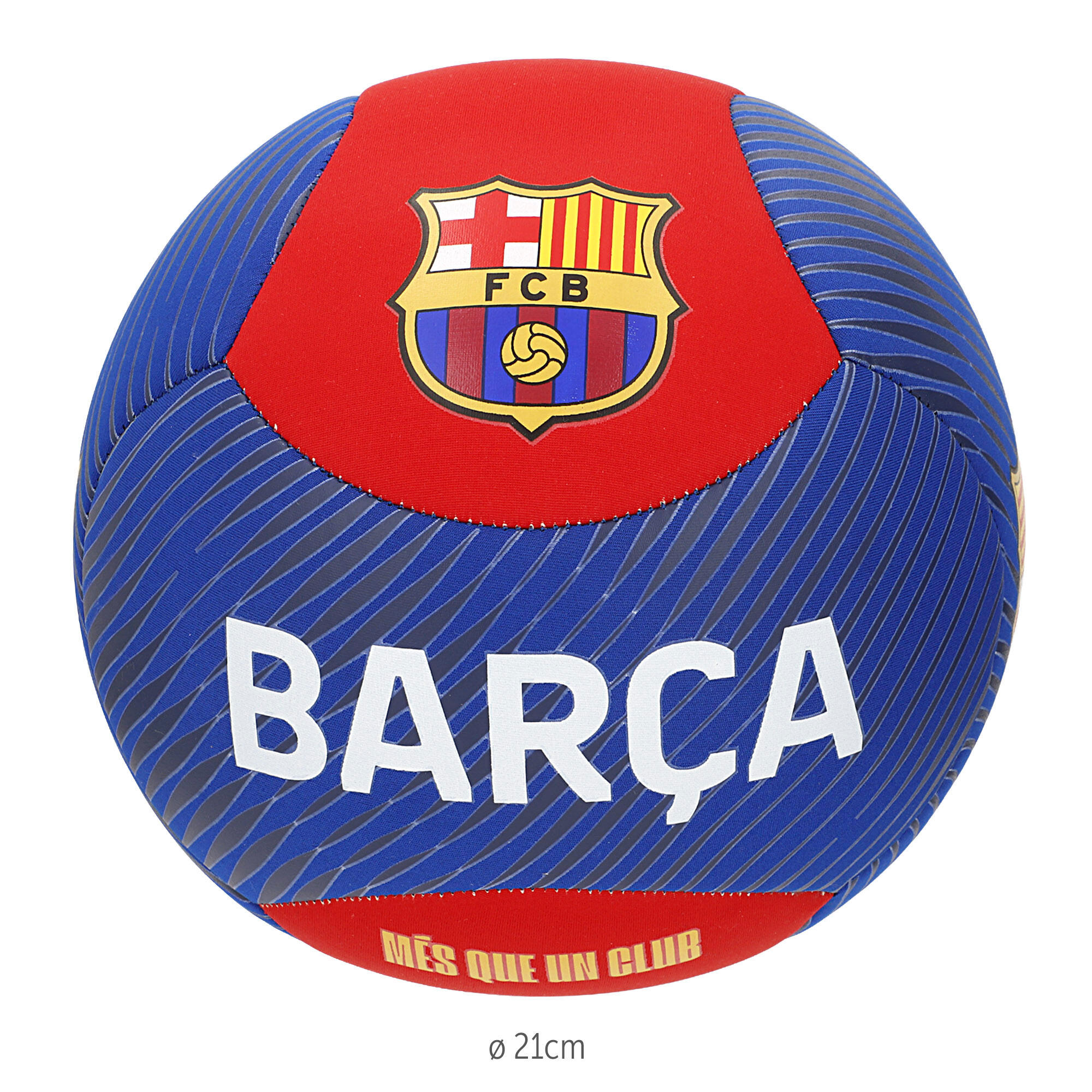 FC Barcelona Balón de fútbol playa Ø21 cm T5, neopreno 4/7