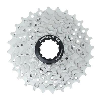 Mountainbike cassette p2r shine shimano-sram 7 v 11-28 t