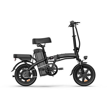 Vélo Électrique Pliant 14", Batterie 48V 7,5Ah, Freins à Disque, Suspension