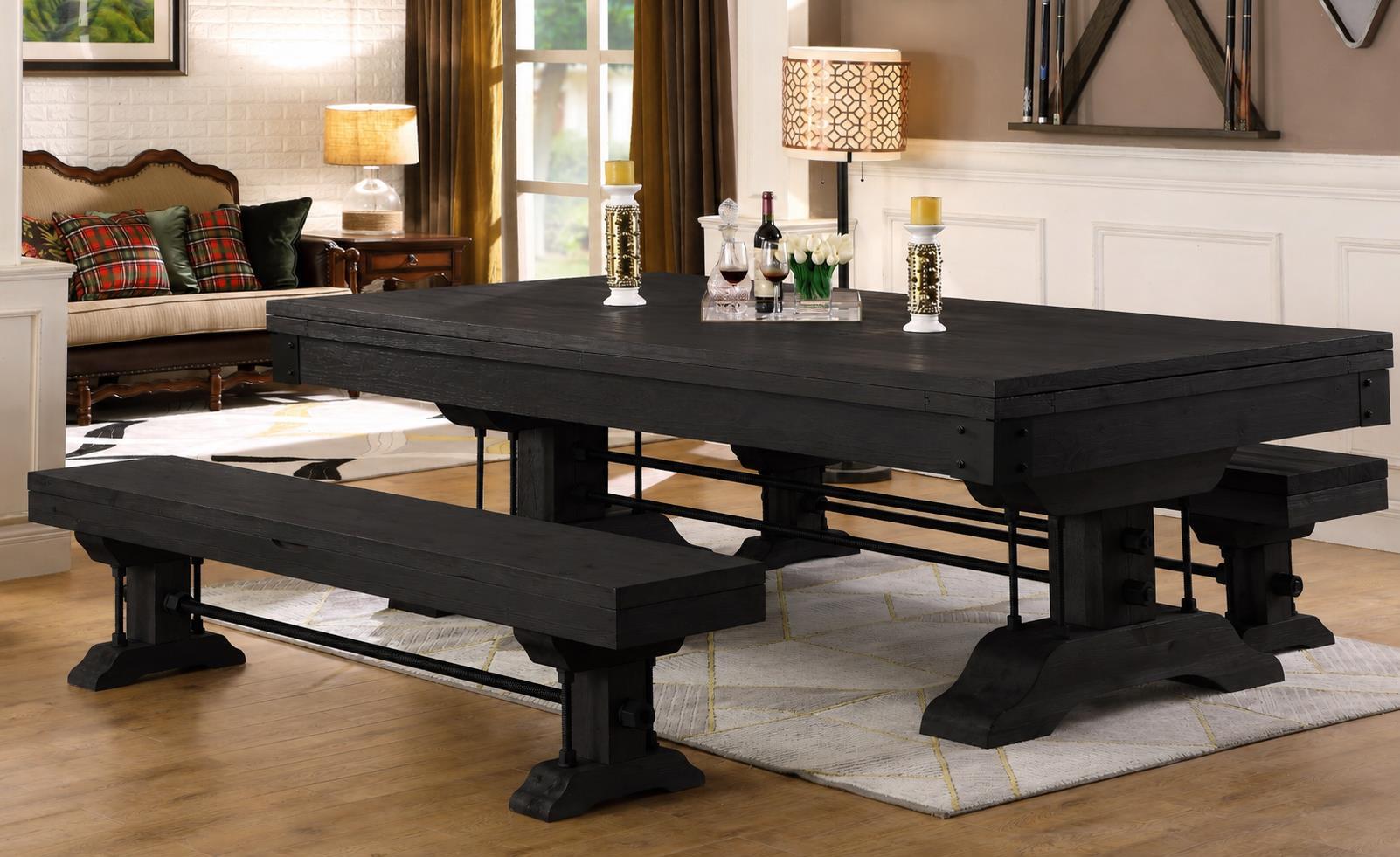 John West Ironwood pooltafel met leisteen zwart 8ft 3/6