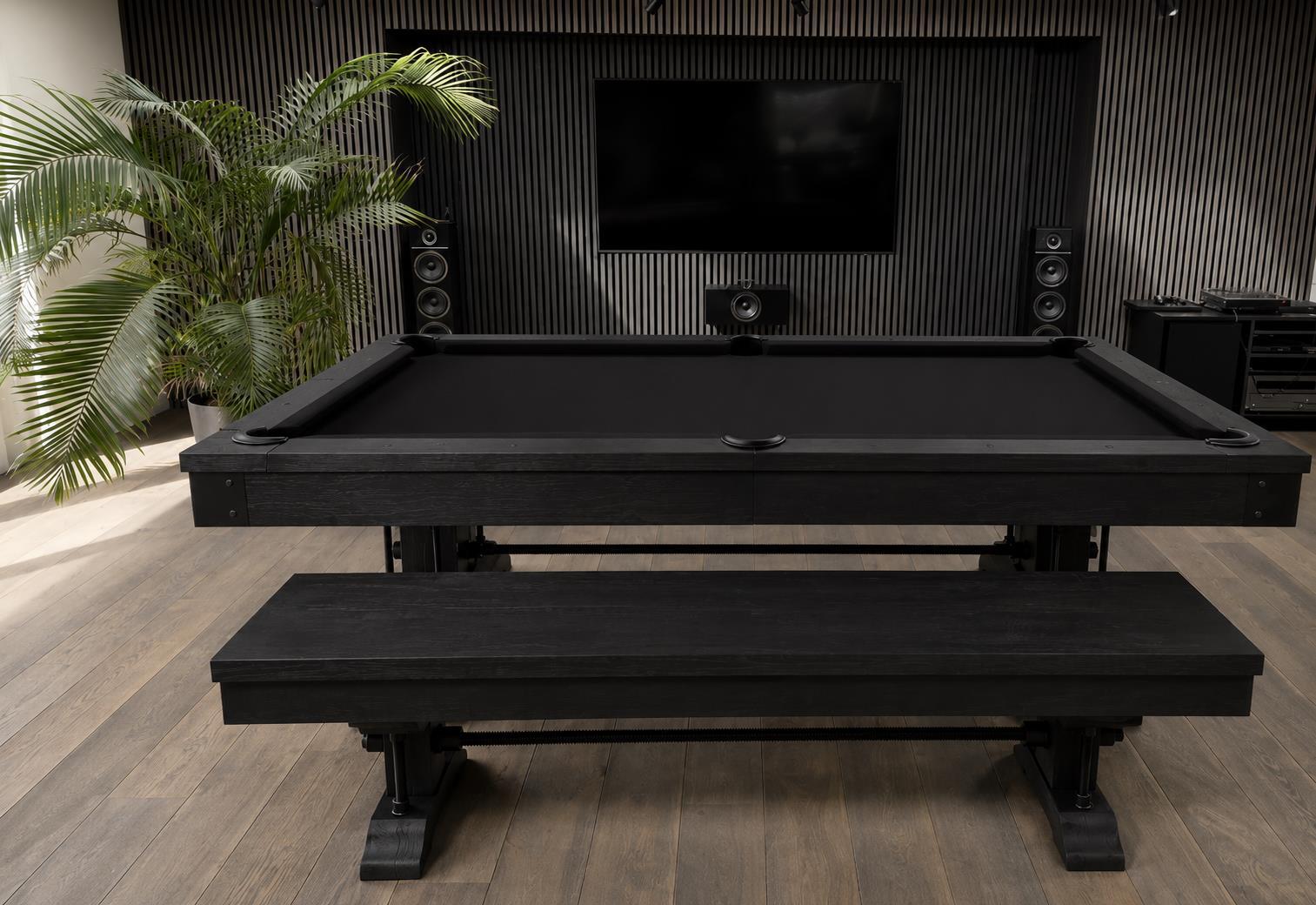 John West Ironwood pooltafel met leisteen zwart 8ft 5/6
