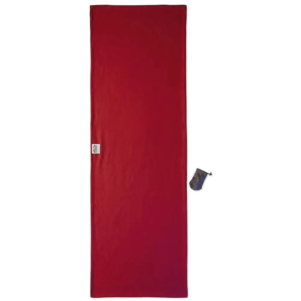 COCOON Travelsheet Soie/Coton Monk's Red 220 x 90 cm 1/1