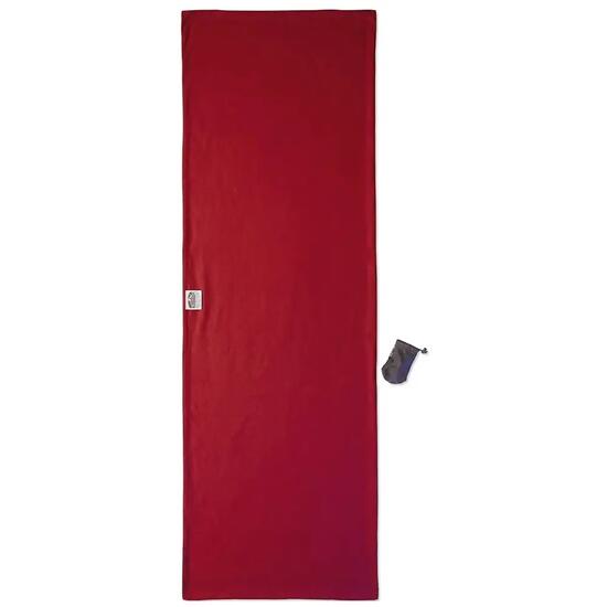 COCOON Travelsheet Soie/Coton Monk's Red 220 x 90 cm