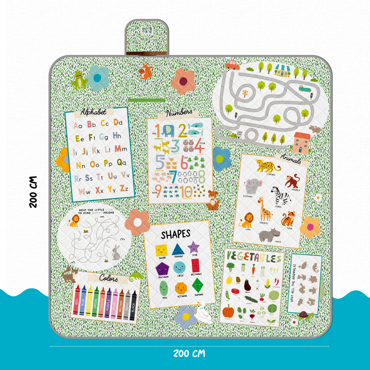 Telo Picnic Bambini Giochi Montessoriani 3/7