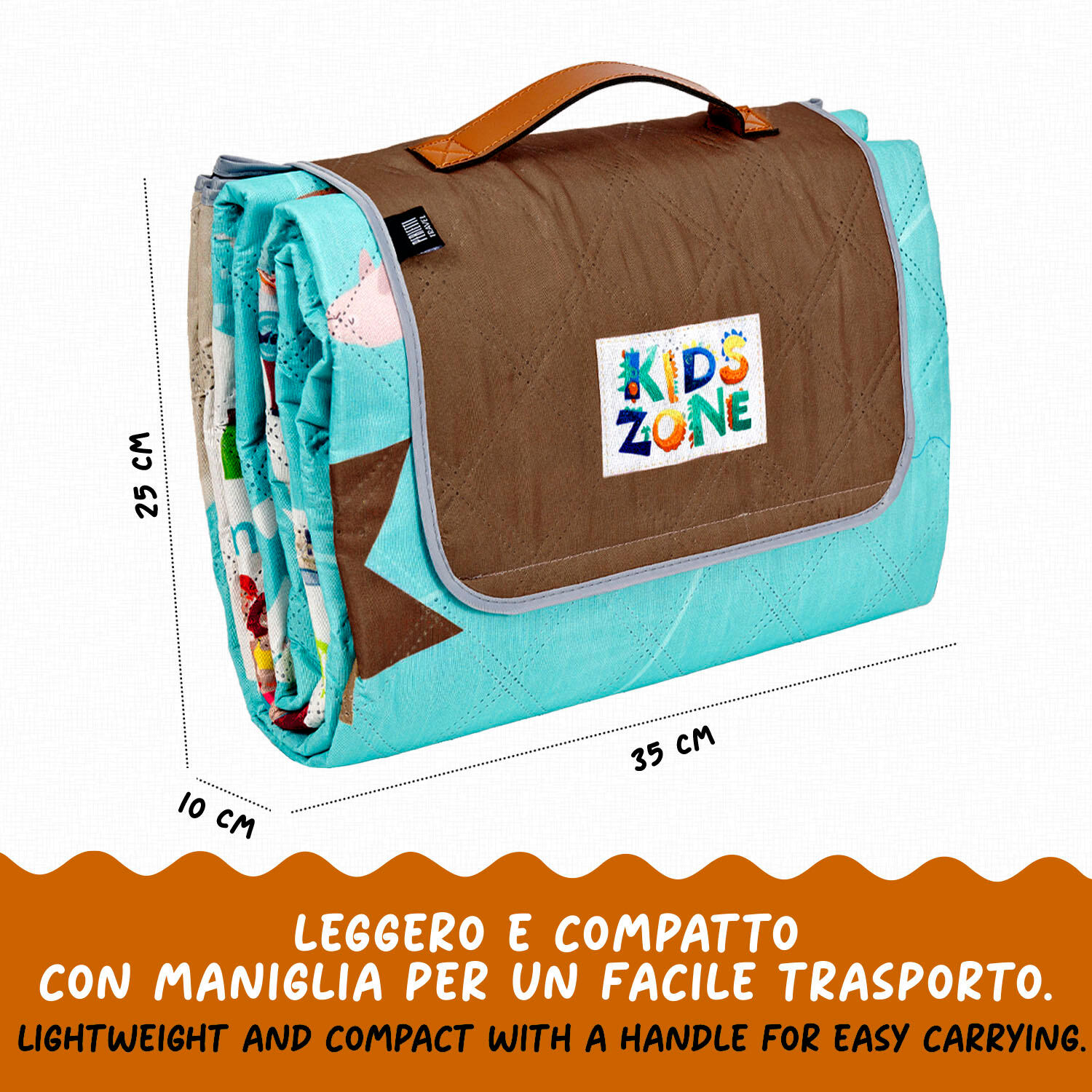 Telo Picnic Bambini Mappamondo 4/7