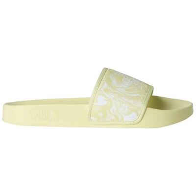 Slippers the north face model w base camp slide iii lemon mist/pear voor vrouwen