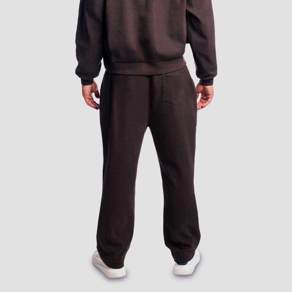 Pantaloni uomo oversize marroni Aura 3/7