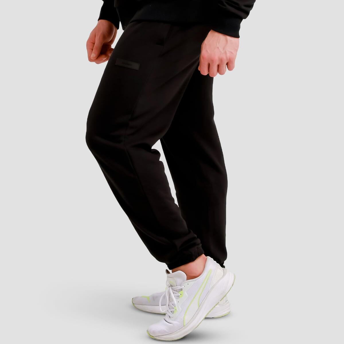 Pantaloni uomo sport regular neri Unity 3/7