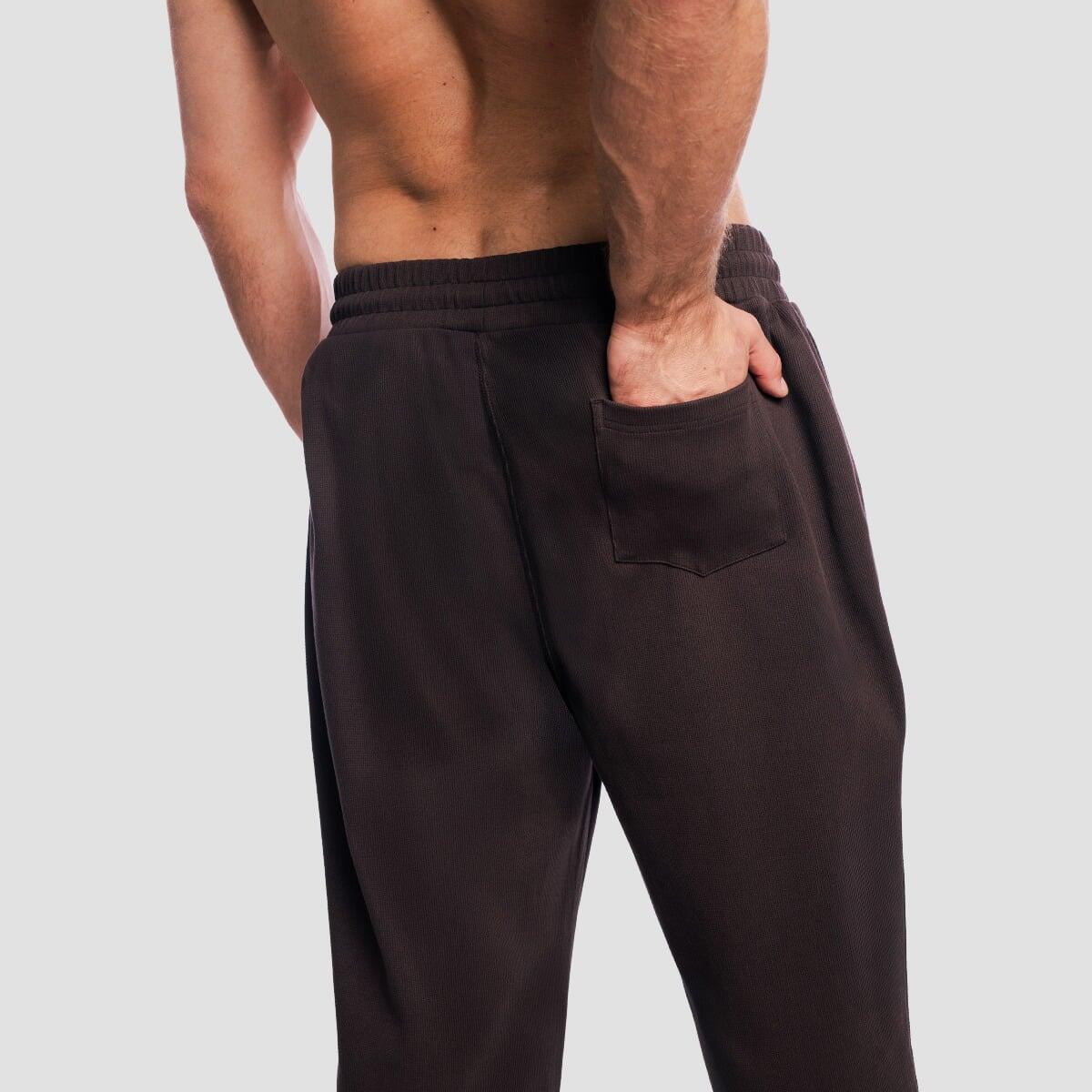 Pantaloni uomo oversize marroni Aura 2/7