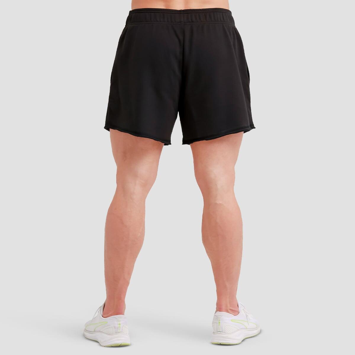 Spodenki męskie fitness luźne czarne Unity 3/7