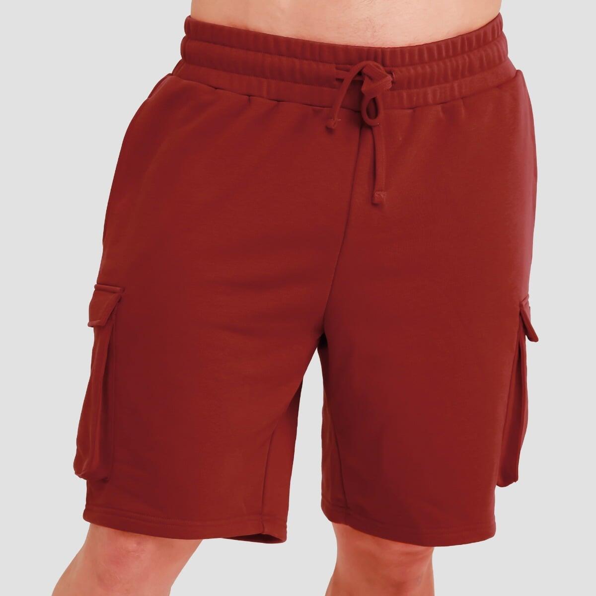 Pantaloncini uomo traspiranti rossi Utility 4/7