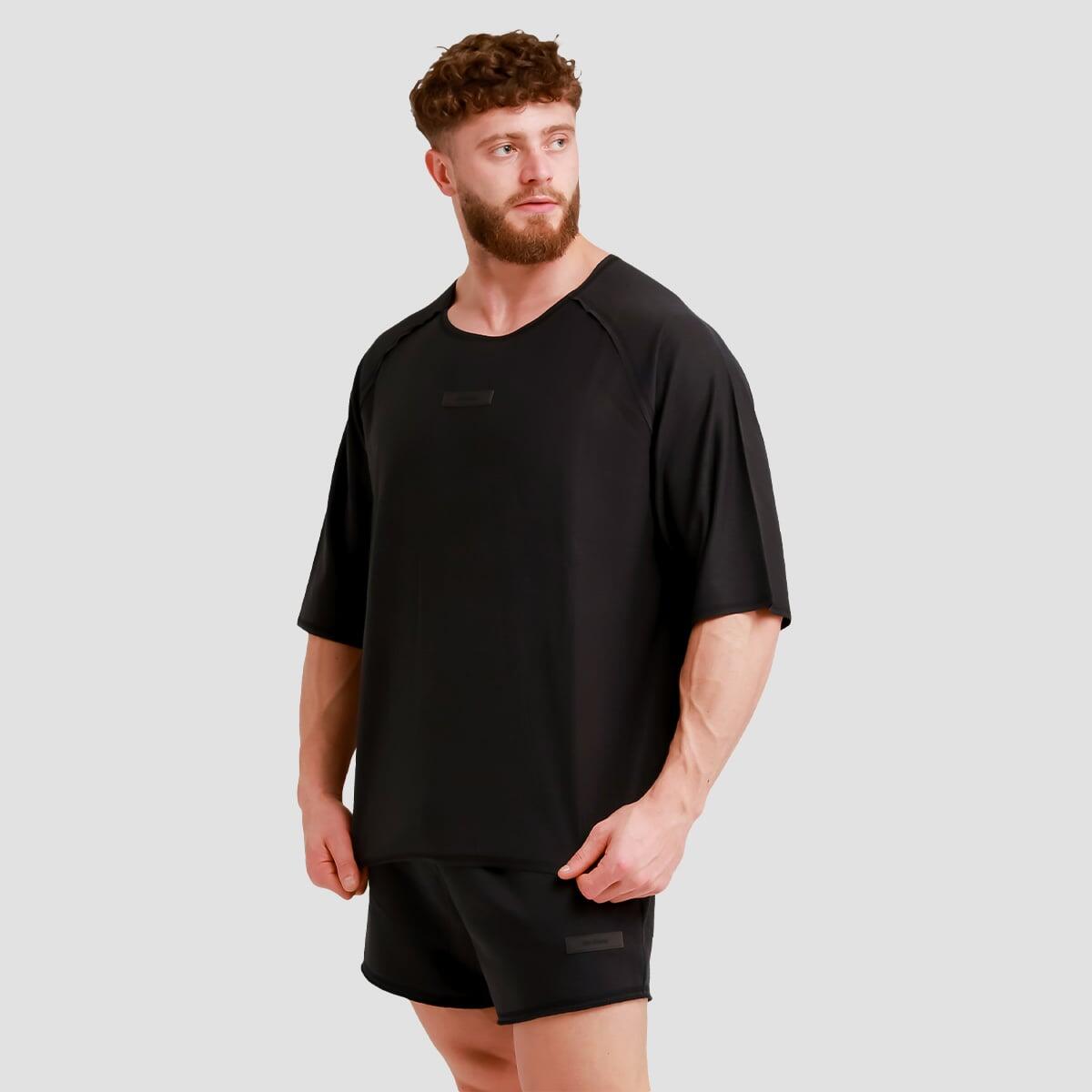 Spodenki męskie fitness luźne czarne Unity 4/7