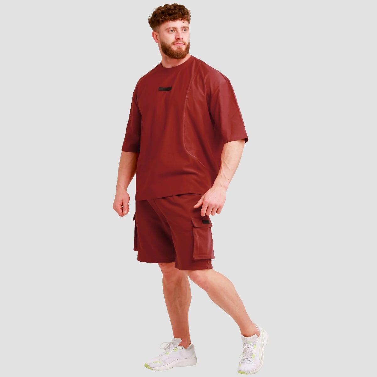 Pantaloncini uomo traspiranti rossi Utility 6/7