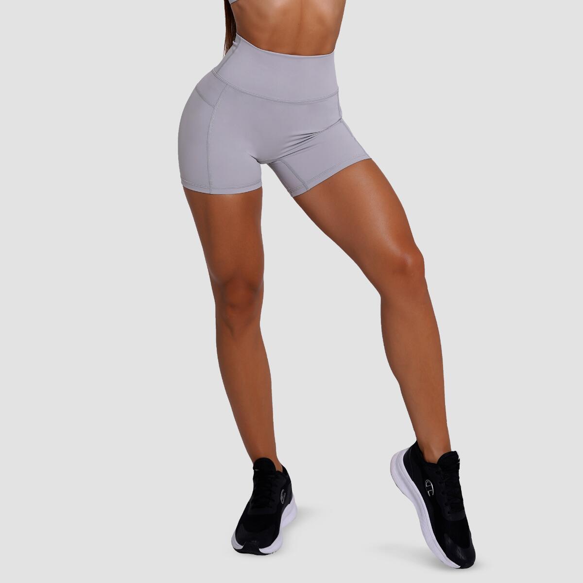 Szorty damskie fitness slim z wysoką talią FIT